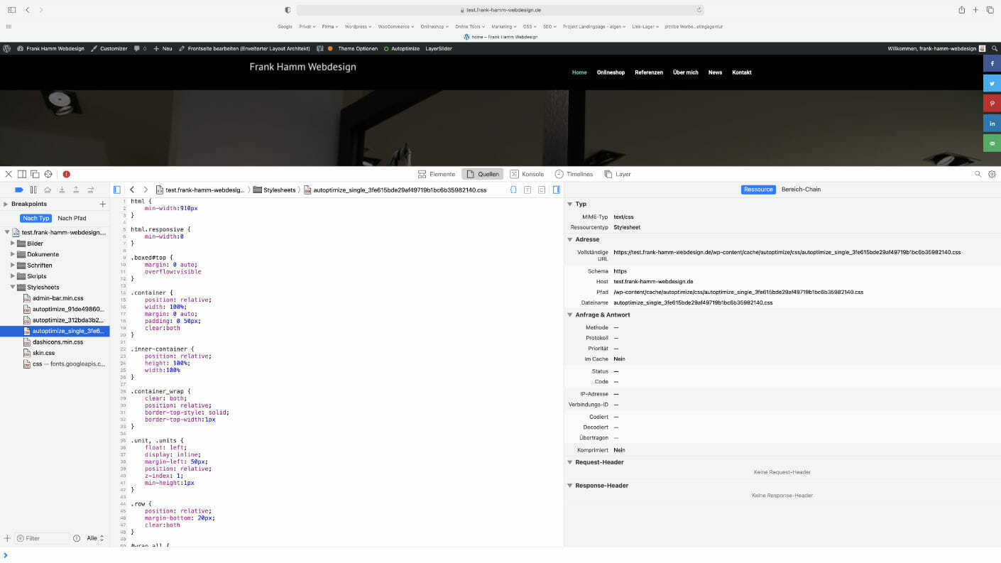 Minimieren von CSS-Dateien Minimieren von CSS-Dateien