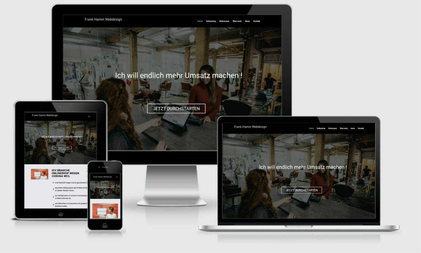 Onlineshop-Responsives Design