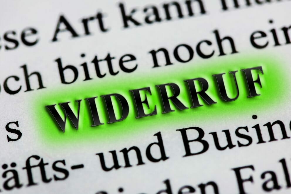 Onlineshop - Widerrufsrecht Onlineshop - Widerrufsrecht