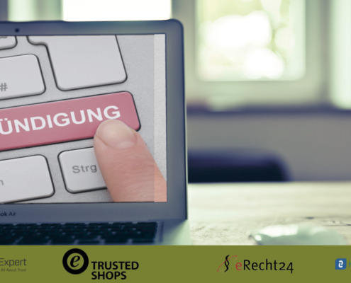 Kündigungsbutton im Onlineshop