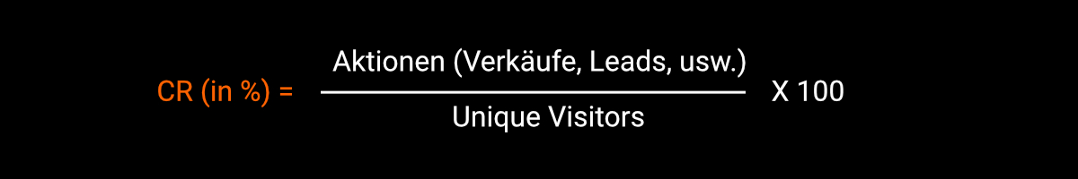 verbesserte Formel zur Berechnung der Conversion Rate